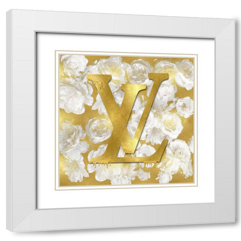 Fashion and Flowers III White Modern Wood Framed Art Print with Double Matting by Blake, Madeline