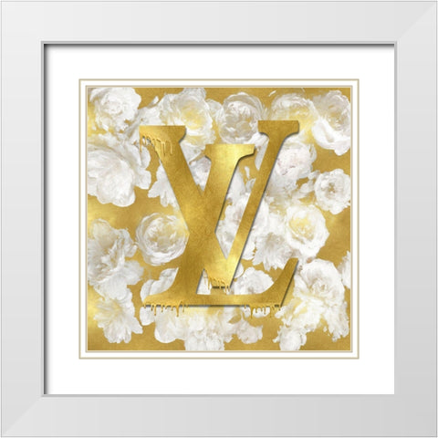 Fashion and Flowers III White Modern Wood Framed Art Print with Double Matting by Blake, Madeline