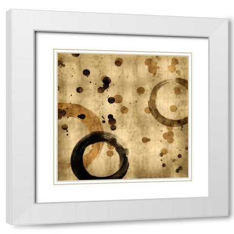 As a Matter of Fact II White Modern Wood Framed Art Print with Double Matting by Nelson, Brent