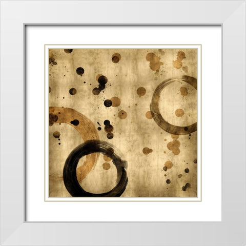 As a Matter of Fact II White Modern Wood Framed Art Print with Double Matting by Nelson, Brent