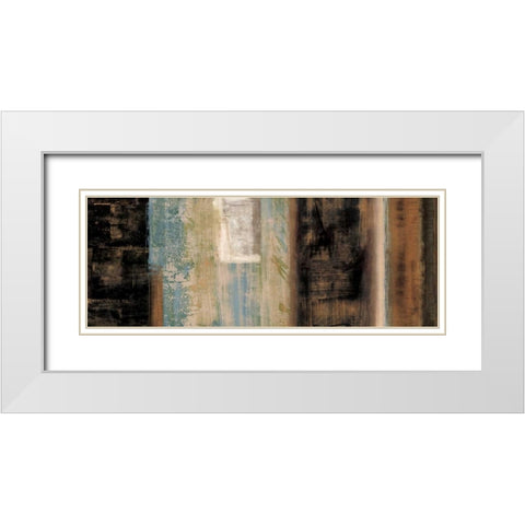 A Notion White Modern Wood Framed Art Print with Double Matting by Nelson, Brent