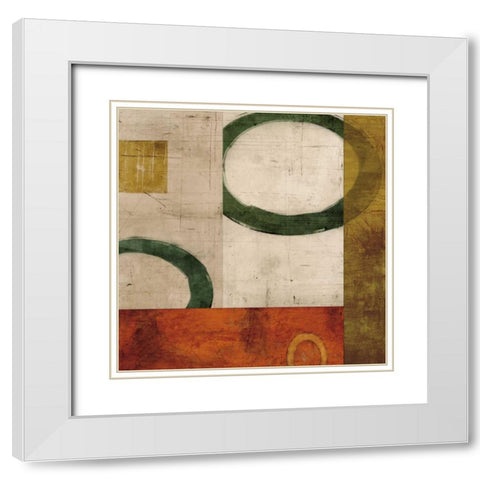 Next I White Modern Wood Framed Art Print with Double Matting by Nelson, Brent