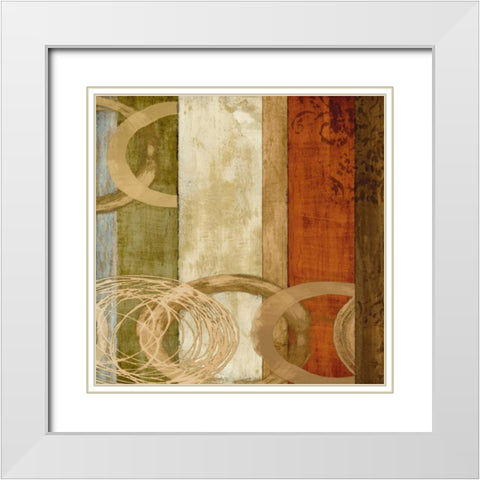 Behind the Scenes II White Modern Wood Framed Art Print with Double Matting by Nelson, Brent