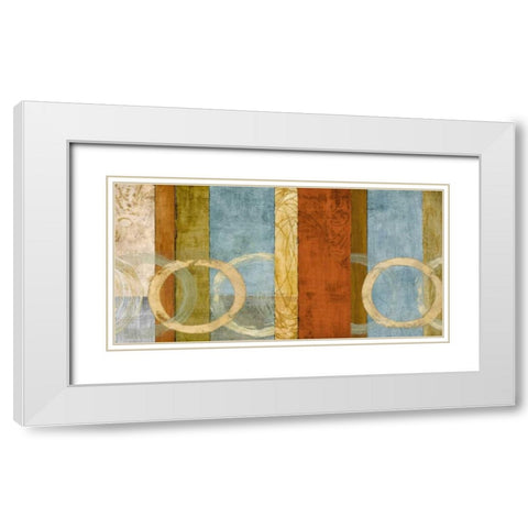 Inside Out White Modern Wood Framed Art Print with Double Matting by Nelson, Brent