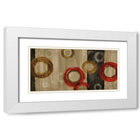 Passing Through White Modern Wood Framed Art Print with Double Matting by Nelson, Brent