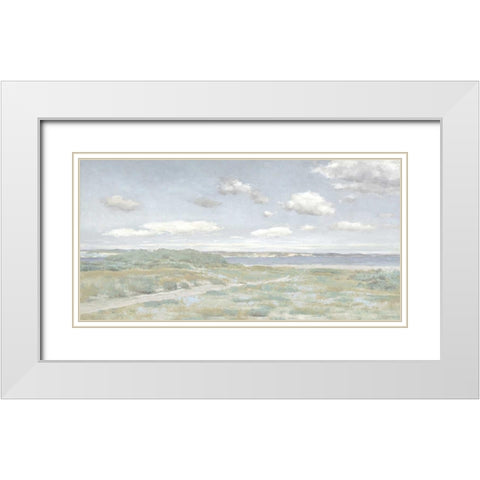 Pathe to the Water White Modern Wood Framed Art Print with Double Matting by McKee, Christy