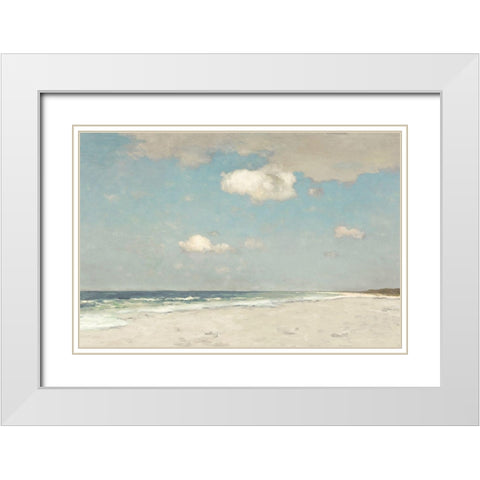High Tide White Modern Wood Framed Art Print with Double Matting by McKee, Christy
