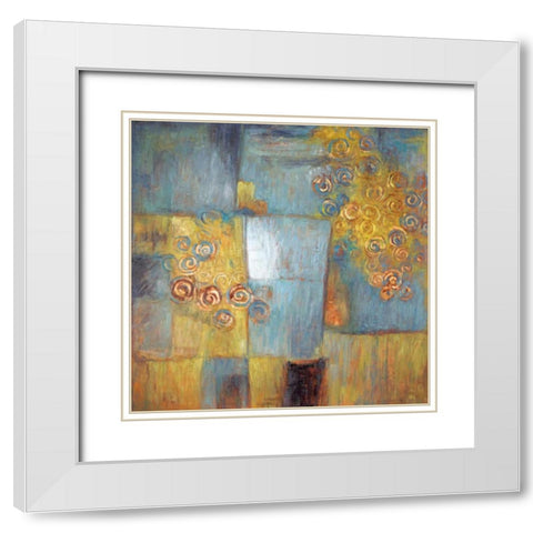 Bona Fide I White Modern Wood Framed Art Print with Double Matting by Baker, Christina