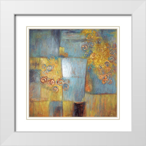 Bona Fide I White Modern Wood Framed Art Print with Double Matting by Baker, Christina