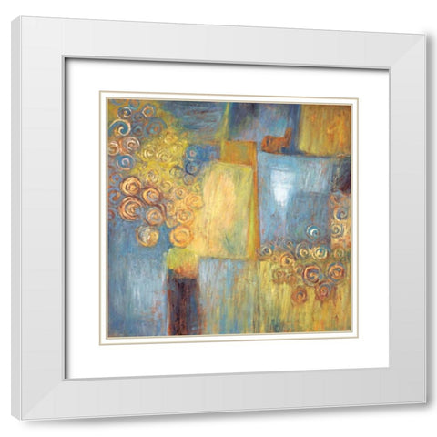 Bona Fide II White Modern Wood Framed Art Print with Double Matting by Baker, Christina