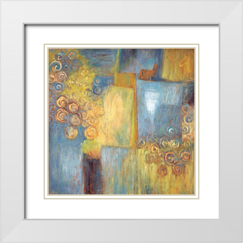 Bona Fide II White Modern Wood Framed Art Print with Double Matting by Baker, Christina