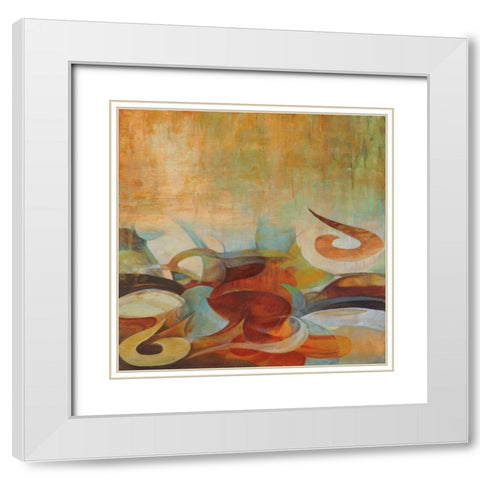 Labor of Love I White Modern Wood Framed Art Print with Double Matting by Wilson, Cameron