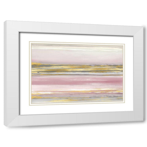 Subtle Reflections with Blush White Modern Wood Framed Art Print with Double Matting by Corbin, Allie