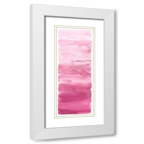 Blush Blend White Modern Wood Framed Art Print with Double Matting by Corbin, Allie