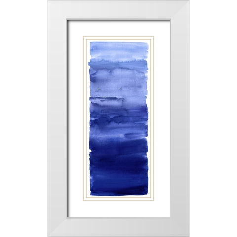 Indigo Blend White Modern Wood Framed Art Print with Double Matting by Corbin, Allie