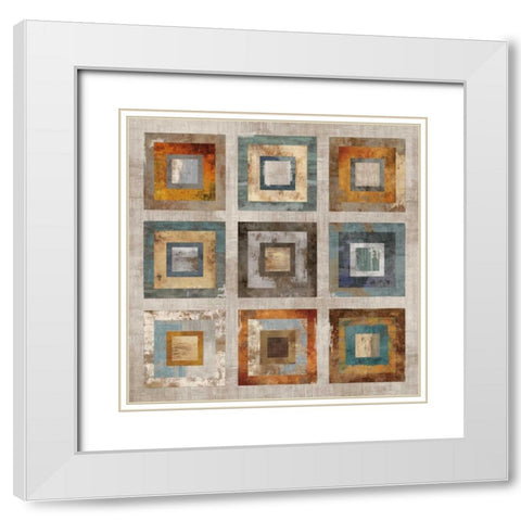Every Picture Tells A Story White Modern Wood Framed Art Print with Double Matting by Richards, Cam