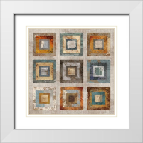 Every Picture Tells A Story White Modern Wood Framed Art Print with Double Matting by Richards, Cam