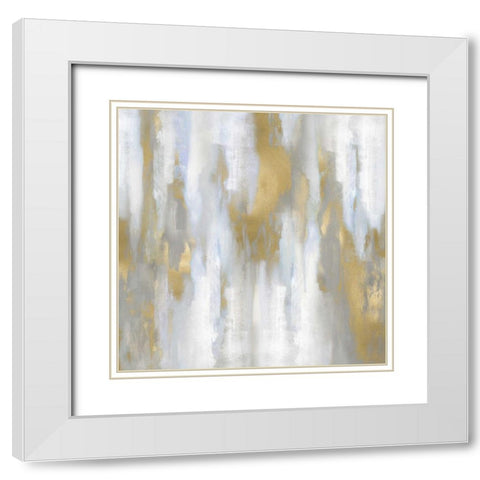 Apex Gold III White Modern Wood Framed Art Print with Double Matting by Spencer, Carey