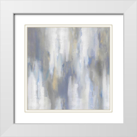 Understated White Modern Wood Framed Art Print with Double Matting by Spencer, Carey