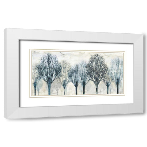 The Grove White Modern Wood Framed Art Print with Double Matting by Donovan, Chris