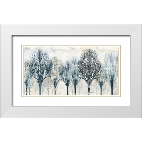 The Grove White Modern Wood Framed Art Print with Double Matting by Donovan, Chris