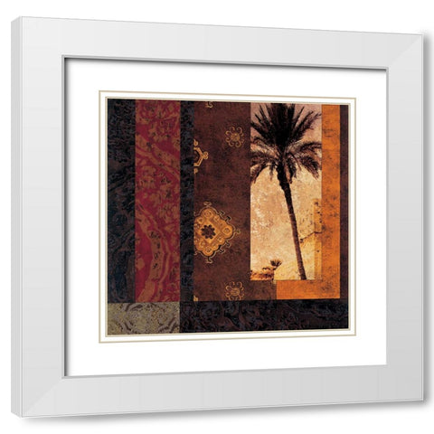 Moroccan Nights I White Modern Wood Framed Art Print with Double Matting by Donovan, Chris
