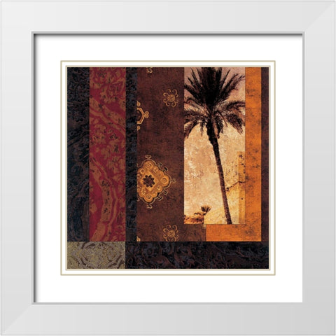 Moroccan Nights I White Modern Wood Framed Art Print with Double Matting by Donovan, Chris