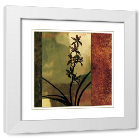 Mesmerized I White Modern Wood Framed Art Print with Double Matting by Donovan, Chris