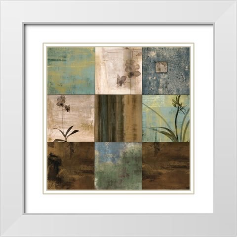 Right Action I White Modern Wood Framed Art Print with Double Matting by Donovan, Chris