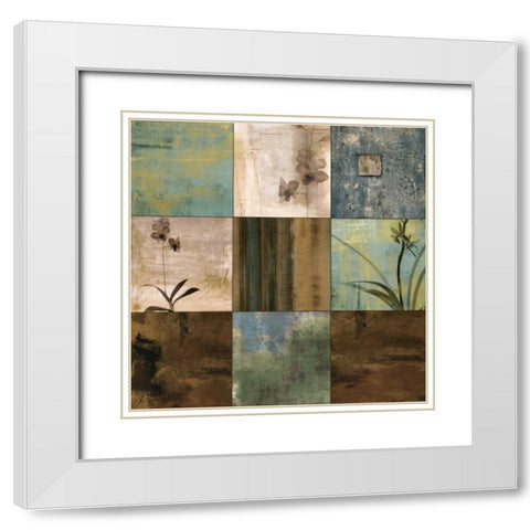 Right Action I White Modern Wood Framed Art Print with Double Matting by Donovan, Chris