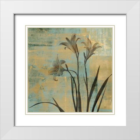 In Play I White Modern Wood Framed Art Print with Double Matting by Donovan, Chris