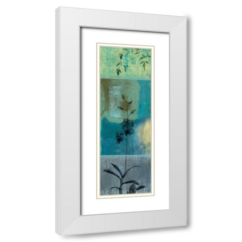 Into the Mystic I White Modern Wood Framed Art Print with Double Matting by Donovan, Chris
