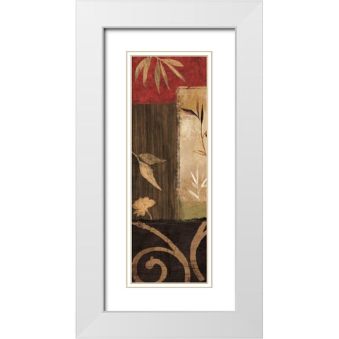 Eternal I White Modern Wood Framed Art Print with Double Matting by Donovan, Chris
