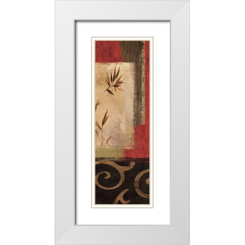 Eternal II White Modern Wood Framed Art Print with Double Matting by Donovan, Chris