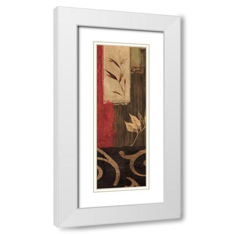 Eternal III White Modern Wood Framed Art Print with Double Matting by Donovan, Chris