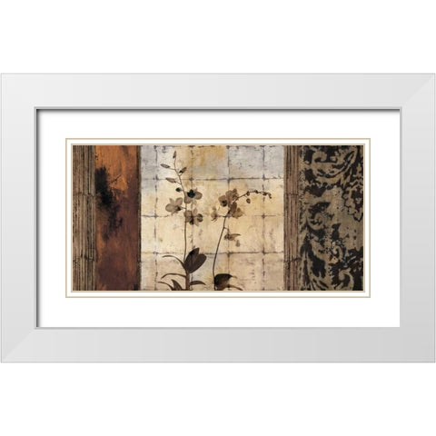 Bodhi I White Modern Wood Framed Art Print with Double Matting by Donovan, Chris