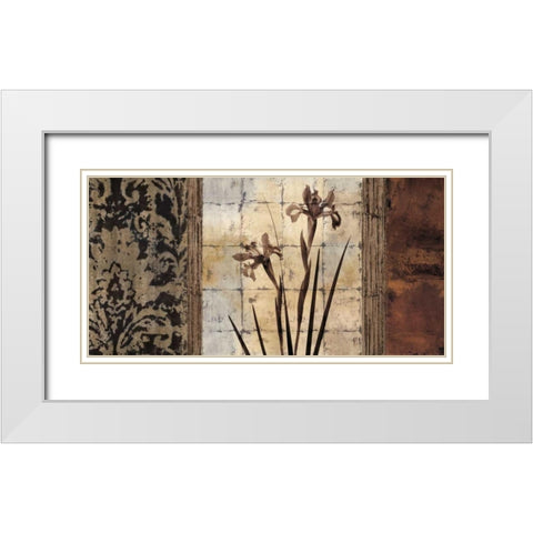 Bodhi II White Modern Wood Framed Art Print with Double Matting by Donovan, Chris