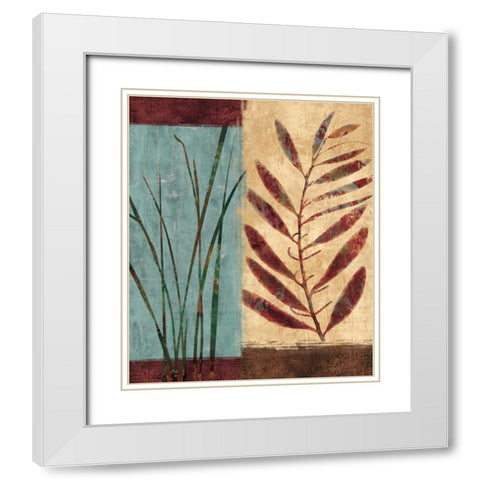 Exultation I White Modern Wood Framed Art Print with Double Matting by Donovan, Chris