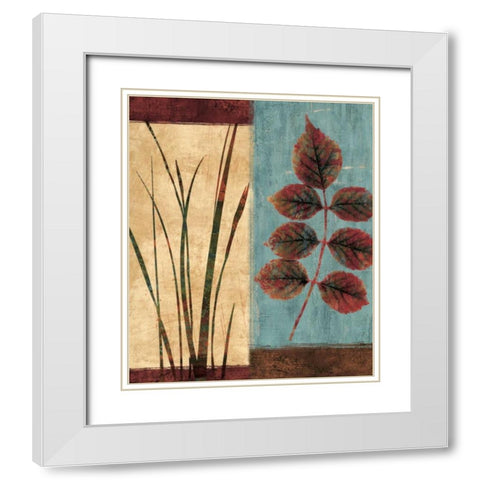 Exultation II White Modern Wood Framed Art Print with Double Matting by Donovan, Chris