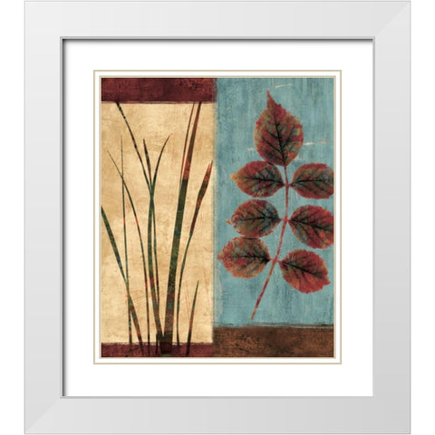Exultation II White Modern Wood Framed Art Print with Double Matting by Donovan, Chris