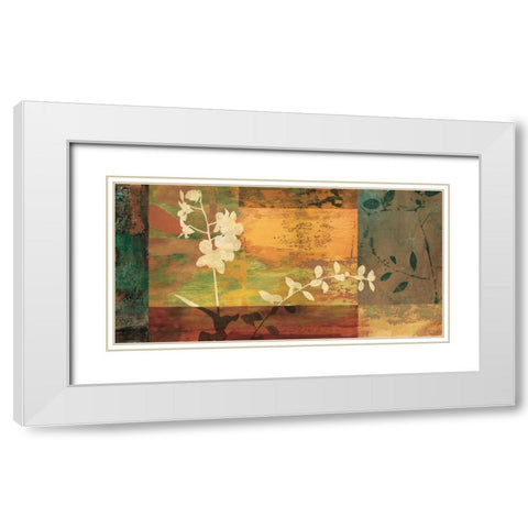 Shambala II White Modern Wood Framed Art Print with Double Matting by Donovan, Chris