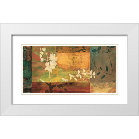 Shambala II White Modern Wood Framed Art Print with Double Matting by Donovan, Chris