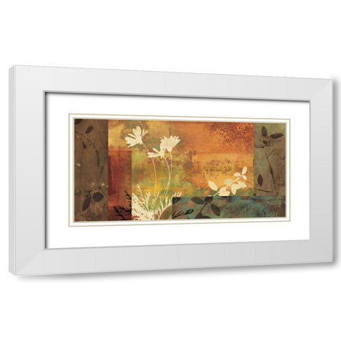 Shambala I White Modern Wood Framed Art Print with Double Matting by Donovan, Chris