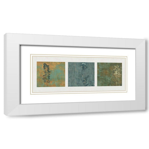 Nature Path White Modern Wood Framed Art Print with Double Matting by Donovan, Chris