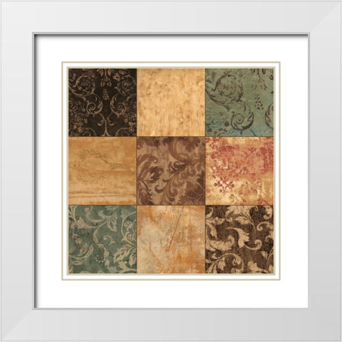 Luxe II White Modern Wood Framed Art Print with Double Matting by Donovan, Chris