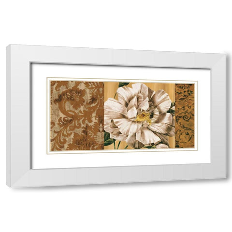 Heirloom I White Modern Wood Framed Art Print with Double Matting by Donovan, Chris