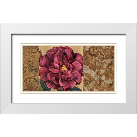 Heirloom II White Modern Wood Framed Art Print with Double Matting by Donovan, Chris