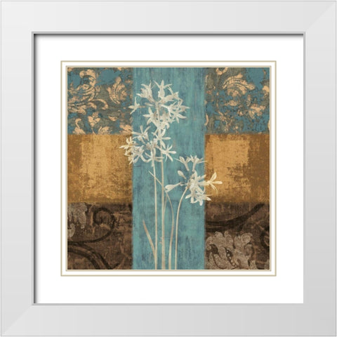 Heritage II White Modern Wood Framed Art Print with Double Matting by Donovan, Chris