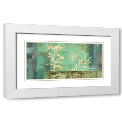 Samadhi II White Modern Wood Framed Art Print with Double Matting by Donovan, Chris