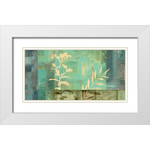 Samadhi II White Modern Wood Framed Art Print with Double Matting by Donovan, Chris